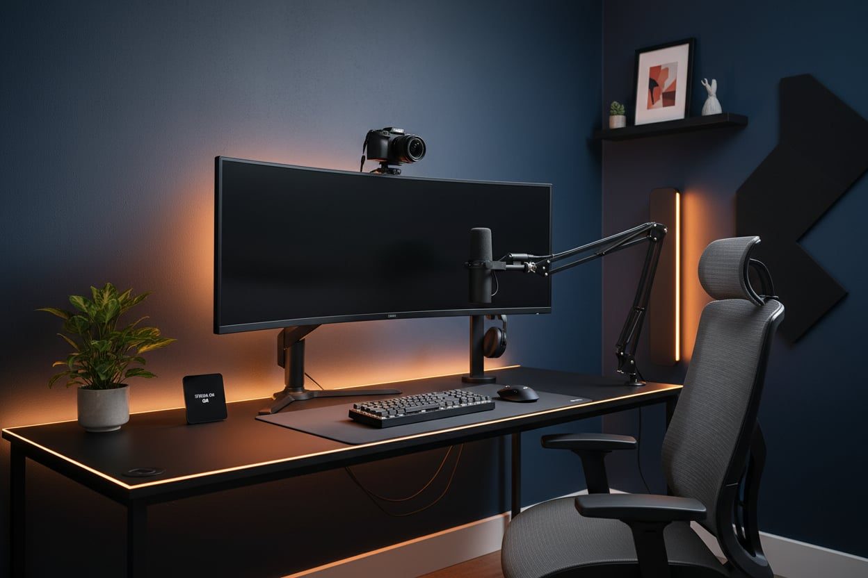 Gaming room before and after